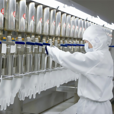 Linea di produzione di gomma eliminabile meccanica dei guanti nitrile