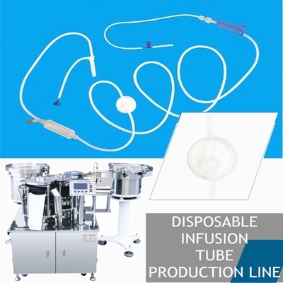 Metropolitana eliminabile meccanica di infusione che fa la linea di produzione dell'attrezzatura medica dalla macchina