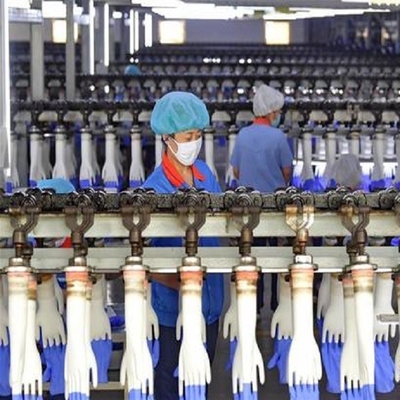 Linea di produzione medica dei guanti del lattice linea di produzione dei guanti del nitrile eliminabile