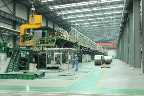 ZX società linea di produzione di bobine di acciaio galvanizzato, attrezzature di produzione di bobine di acciaio