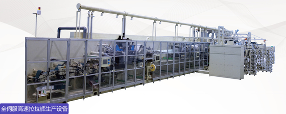Linea di produzione ad alta velocità per la produzione di dispositivi antiumidità urinaria ad alta efficienza