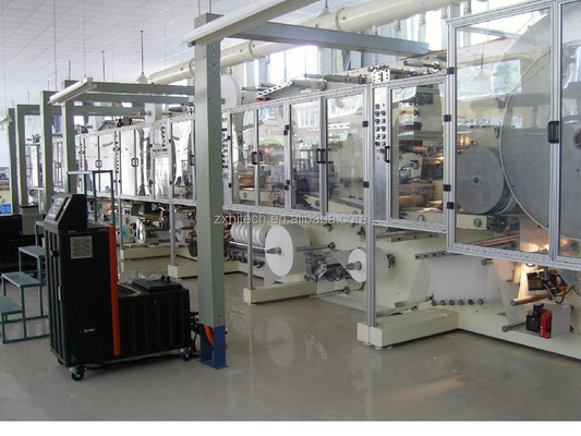 Linea di produzione ad alta velocità per la produzione di dispositivi antiumidità urinaria ad alta efficienza