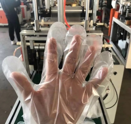 Linea di produzione di plastica del guanto del PE ad alta velocità della società di ZX 	servizio della garanzia