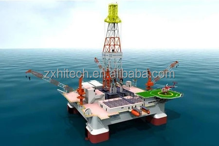 piattaforma di sfruttamento di giacimenti petroliferi offshore della società ZX