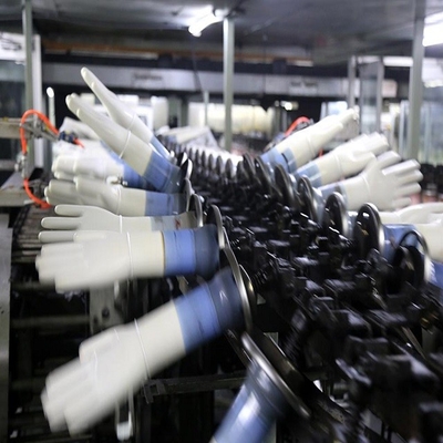 Linea di produzione chirurgica del guanto del piccolo del nitrile del guanto di fabbricazione latice di gomma della macchina