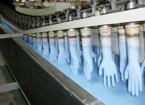 Linea di produzione medica personalizzabile del guanto del lattice di acciaio inossidabile che fa macchina