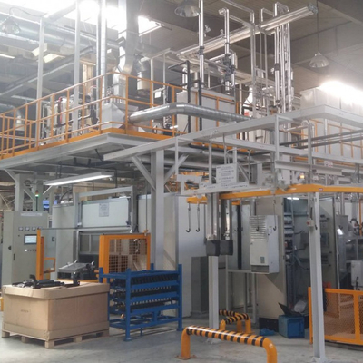 Linea di produzione ricoprente ceramica automatica attrezzatura d'anodizzazione di alluminio della pittura di spruzzo