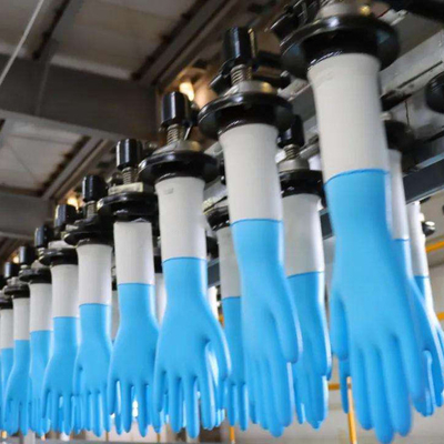 Linea di produzione di guanti chirurgici in lattice