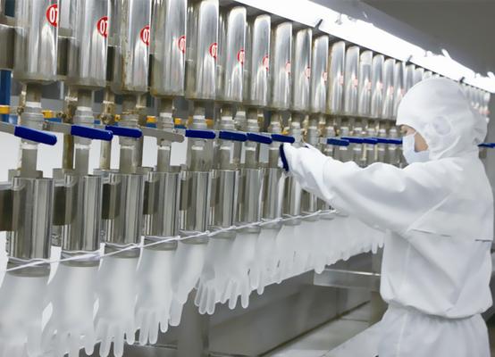Linea di produzione medica ad alta velocità dei guanti del lattice 220V