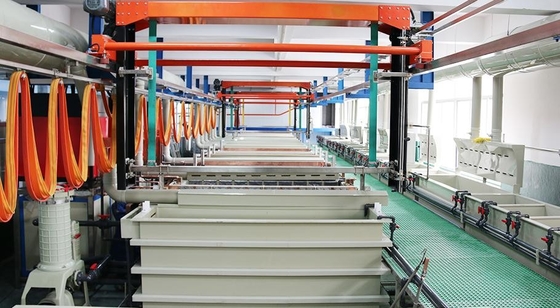 Linea di produzione di argento dorato Linea di produzione di elettroplatazione