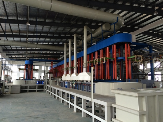 Linea di produzione di argento dorato Linea di produzione di elettroplatazione