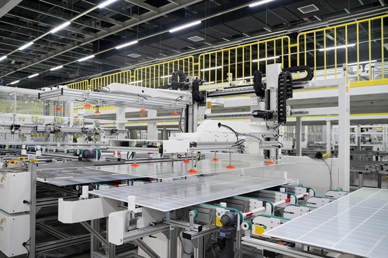 Linea di produzione fotovoltaica, apparecchiature di linea di produzione di pannelli solari